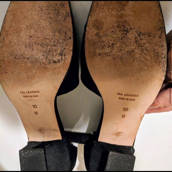 Yves Saint Laurent Black Heels Size 10 - Picture 2 of 3